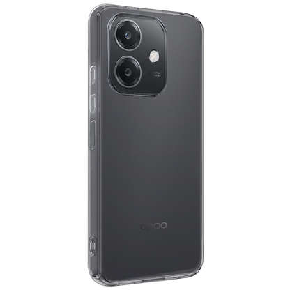 Forterra OPPO A40m Hoesje Siliconen Backcover Lichtgewicht - Transparant