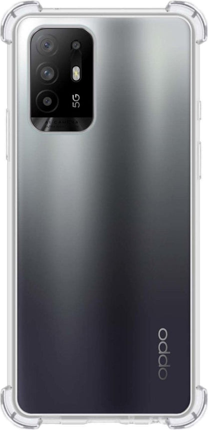 Forterra OPPO A94 5G Hoesje Shockproof Backcover Siliconen - Transparant