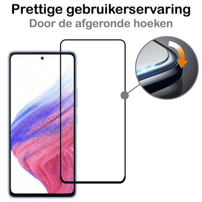 Forterra Samsung A53 Screenprotector Gehard Glas - Full Screen