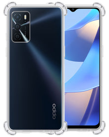 Forterra OPPO A16s Hoesje Shockproof Backcover Siliconen - Transparant