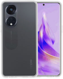 Forterra OPPO Reno 8T 4G Hoesje Siliconen Backcover Lichtgewicht - Transparant