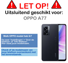 Forterra OPPO A77 Hoesje Siliconen Backcover Lichtgewicht - Zwart