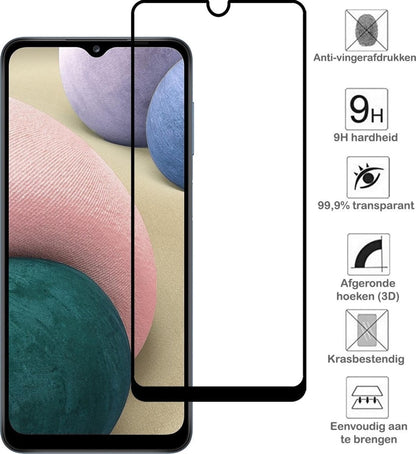 Forterra Samsung A12 Screenprotector Gehard Glas - Full Screen