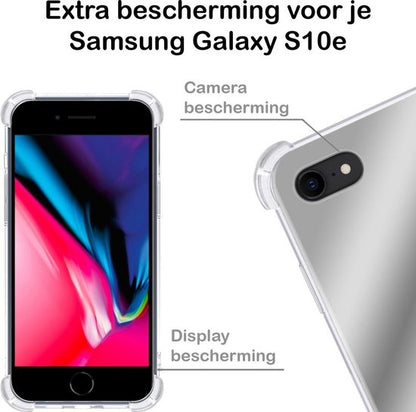 Forterra iPhone 8 Hoesje Shockproof Backcover Siliconen - Zilver