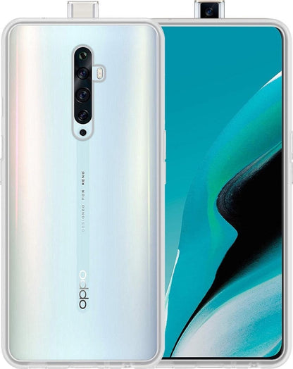 Forterra OPPO Reno 2Z Hoesje Siliconen Backcover Lichtgewicht - Transparant