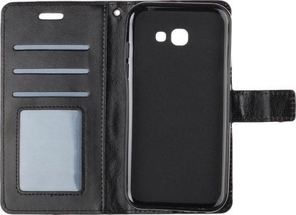 Forterra Samsung Galaxy A5 2017 Hoesje Bookcase Cover met Kaarthouder - Zwart
