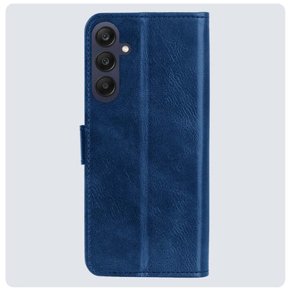 Forterra Samsung A25 Hoesje Bookcase Cover met Kaarthouder - Donkerblauw