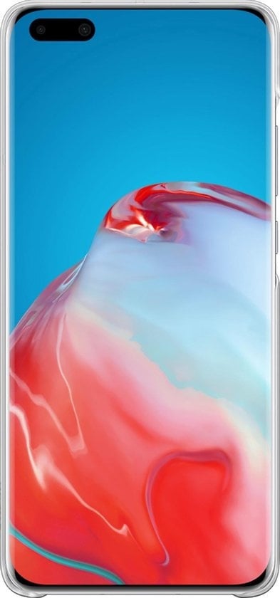 Forterra Huawei P40 Pro Hoesje Siliconen Backcover Lichtgewicht - Transparant