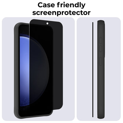 Forterra Samsung S23 FE Screenprotector Gehard Glas - Privacy