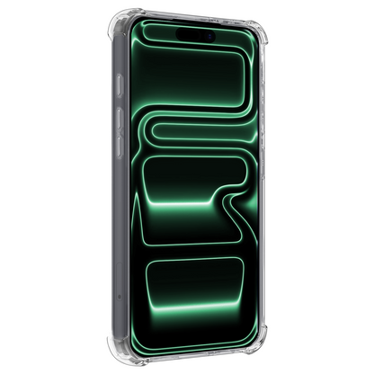 Forterra iPhone 17 Pro Max Hoesje Geschikt voor Magsafe Backcover Shockproof - Transparant