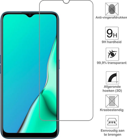 Forterra OPPO A5 2020 Screenprotector Gehard Glas - Anti-kras