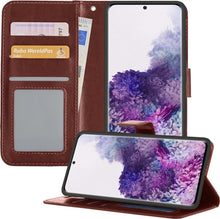 Forterra Samsung S20 Hoesje Bookcase Cover met Kaarthouder - Bruin