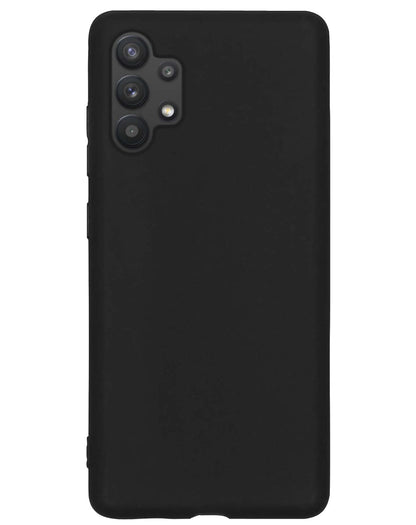 Forterra Samsung A13 4G Hoesje Siliconen Backcover Lichtgewicht - Zwart