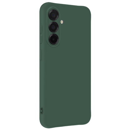 Forterra Samsung A36 Hoesje Siliconen Backcover Lichtgewicht - Donkergroen