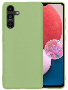 Forterra Samsung A13 5G Hoesje Siliconen Backcover Lichtgewicht - Groen