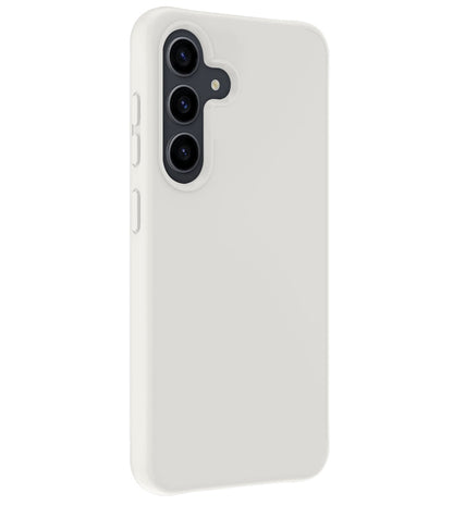 Forterra Samsung A55 Hoesje Siliconen Backcover Lichtgewicht - Wit