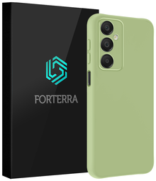 Forterra Samsung A16 Hoesje Siliconen Backcover Lichtgewicht - Groen
