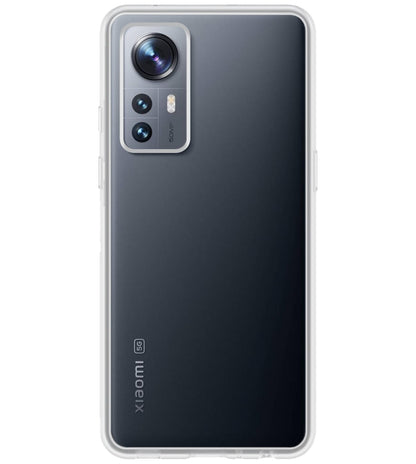 Forterra Xiaomi 12 Hoesje Siliconen Backcover Lichtgewicht - Transparant