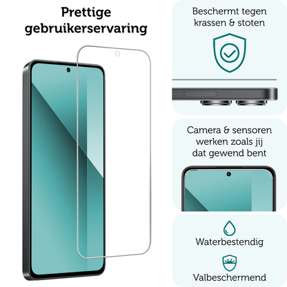 Forterra Xiaomi Redmi Note 13 4G Screenprotector Gehard Glas - Anti-kras