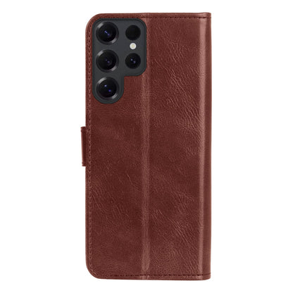 Forterra Samsung S25 Ultra Hoesje Bookcase Cover met Kaarthouder - Bruin