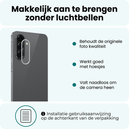 Forterra Samsung A26 Camera Screenprotector Gehard Glas