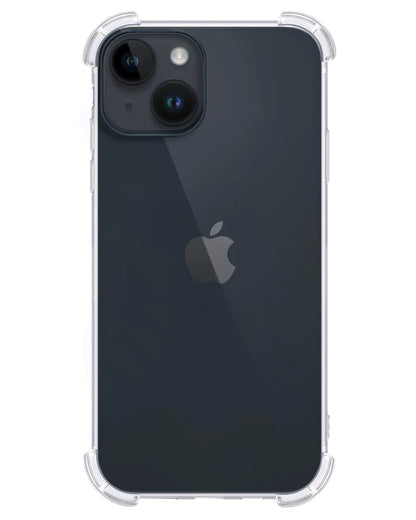 Forterra iPhone 15 Hoesje Shockproof Backcover Siliconen - Transparant