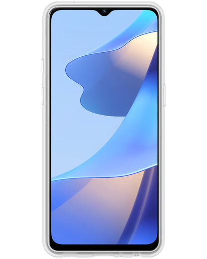 Forterra OPPO A16s Hoesje Siliconen Backcover Lichtgewicht - Transparant