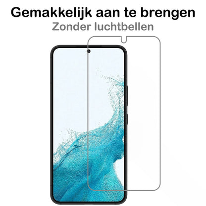Forterra Samsung S22 Plus Screenprotector Gehard Glas - Anti-kras