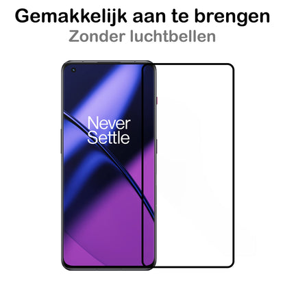 Forterra OnePlus 11 Screenprotector Gehard Glas - Full Screen