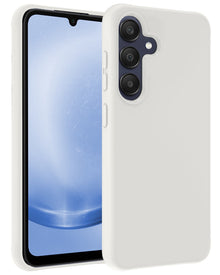 Forterra Samsung A25 Hoesje Siliconen Backcover Lichtgewicht - Wit