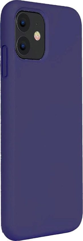 Forterra iPhone 11 Hoesje Siliconen Backcover Lichtgewicht - Donkerblauw