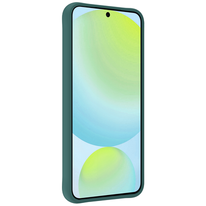 Forterra Samsung S24 FE Hoesje Siliconen Backcover Lichtgewicht - Donkergroen
