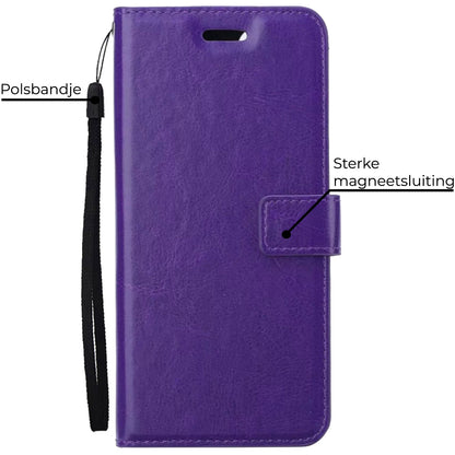 Forterra OnePlus Nord 3 Hoesje Bookcase Cover met Kaarthouder - Paars
