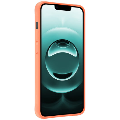 Forterra iPhone 16e Hoesje Siliconen Backcover Lichtgewicht - Perzik