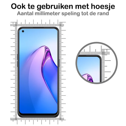 Forterra OPPO Reno 8 Screenprotector Gehard Glas - Anti-kras