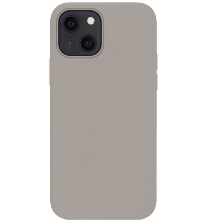 Forterra iPhone 14 Plus Hoesje Siliconen Backcover Lichtgewicht - Grijs