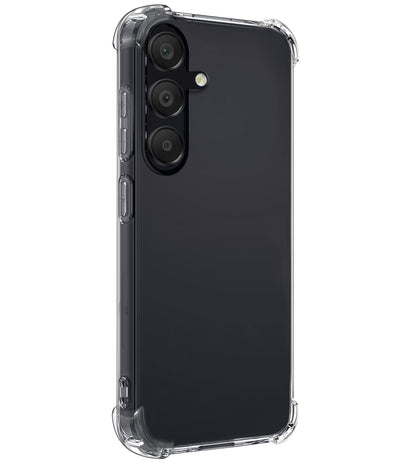 Forterra Samsung S23 FE Hoesje Shockproof Backcover Siliconen - Transparant