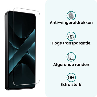 Forterra Xiaomi Poco X7 Pro Screenprotector Gehard Glas - Anti-kras