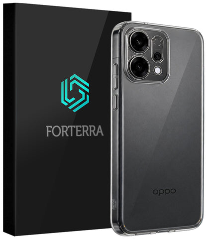 Forterra OPPO Reno 14 Hoesje Siliconen Backcover Lichtgewicht - Transparant