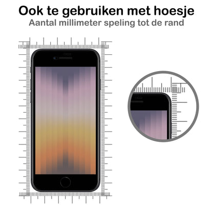 Forterra iPhone SE 2022 Screenprotector Gehard Glas - Privacy