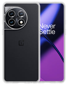 Forterra OnePlus 11 Hoesje Siliconen Backcover Lichtgewicht - Transparant