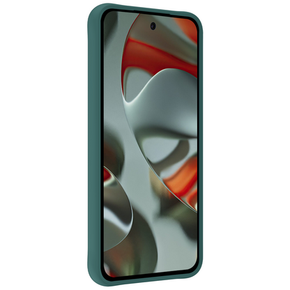 Forterra Google Pixel 9 Pro Hoesje Siliconen Backcover Lichtgewicht - Donkergroen