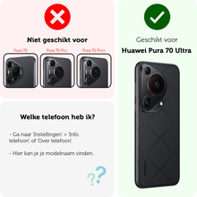 Forterra Huawei Pura 70 Ultra Screenprotector Gehard Glas - Anti-kras