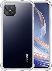 Forterra OPPO Reno4 Z 5G Hoesje Shockproof Backcover Siliconen - Transparant