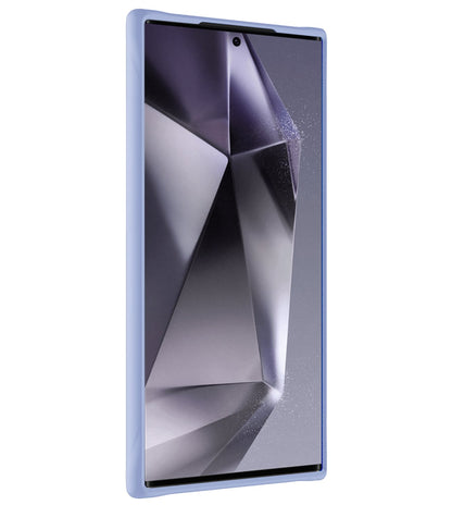 Forterra Samsung S24 Ultra Hoesje Siliconen Backcover Lichtgewicht - Lichtblauw