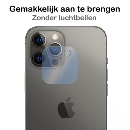 Forterra iPhone 14 Pro Camera Screenprotector Gehard Glas