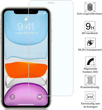 Forterra iPhone Xs Max Screenprotector Gehard Glas - Volledige dekking