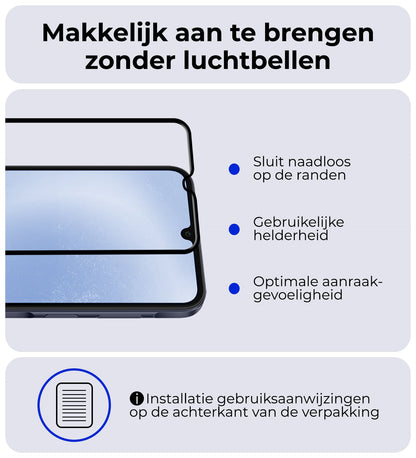 Forterra Samsung A25 Screenprotector Gehard Glas - Full Screen