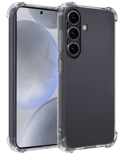 Forterra Samsung S24 Hoesje Shockproof Backcover Siliconen - Transparant