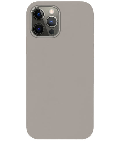 Forterra iPhone 14 Pro Max Hoesje Siliconen Backcover Lichtgewicht - Grijs